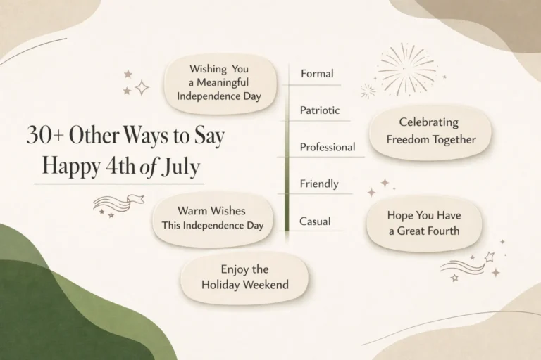 30+ Other Ways to Say Happy 4th of July
