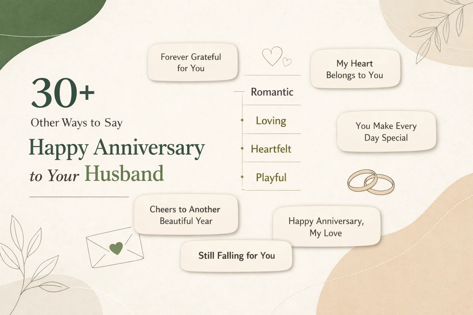 30+ Other Ways to Say Happy Anniversary to Your Husband