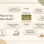 35+ Other Ways to Say "Happy New Month"