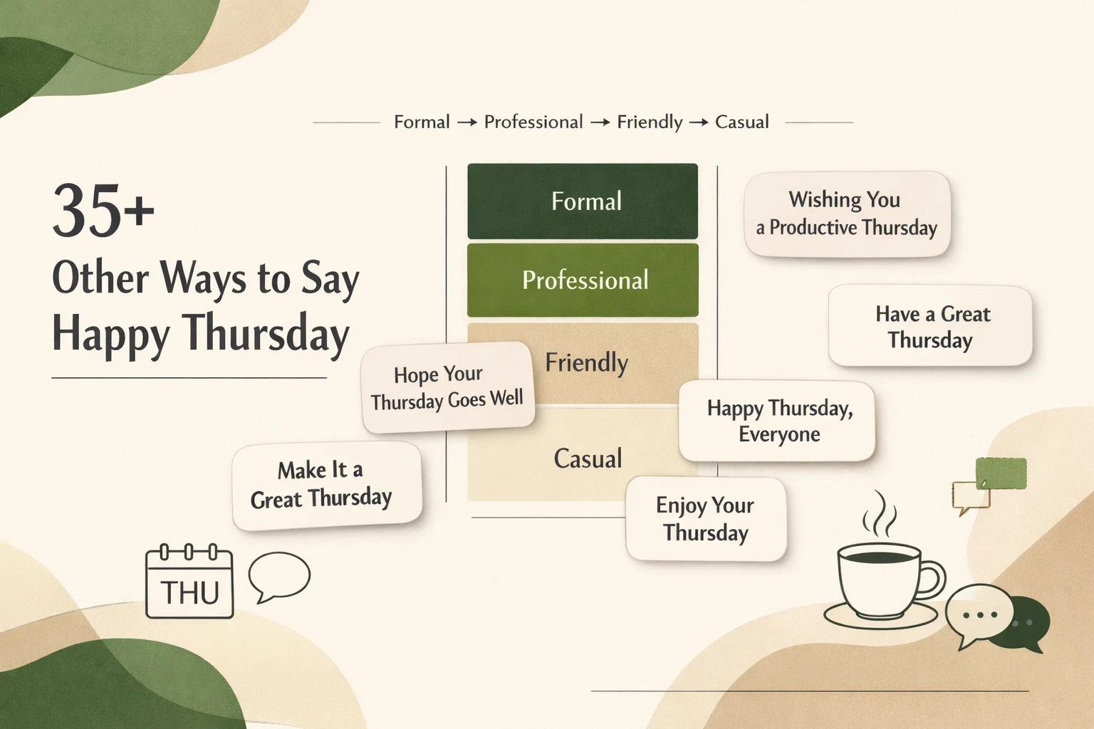 35+ Other Ways to Say Happy Thursday