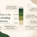 35+ Other Ways to Say Happy Wedding Anniversary