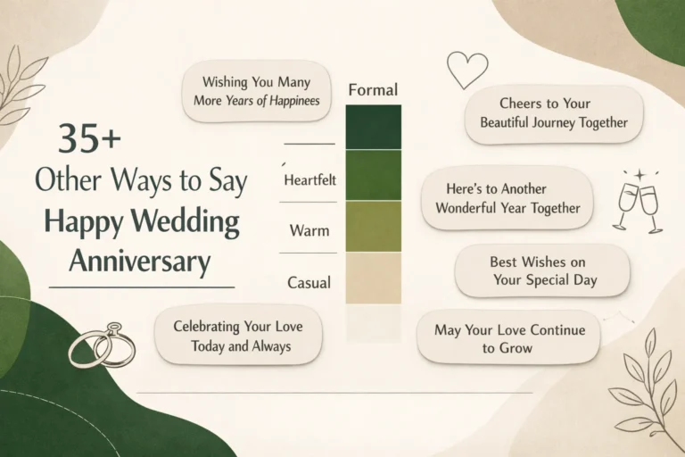 35+ Other Ways to Say Happy Wedding Anniversary