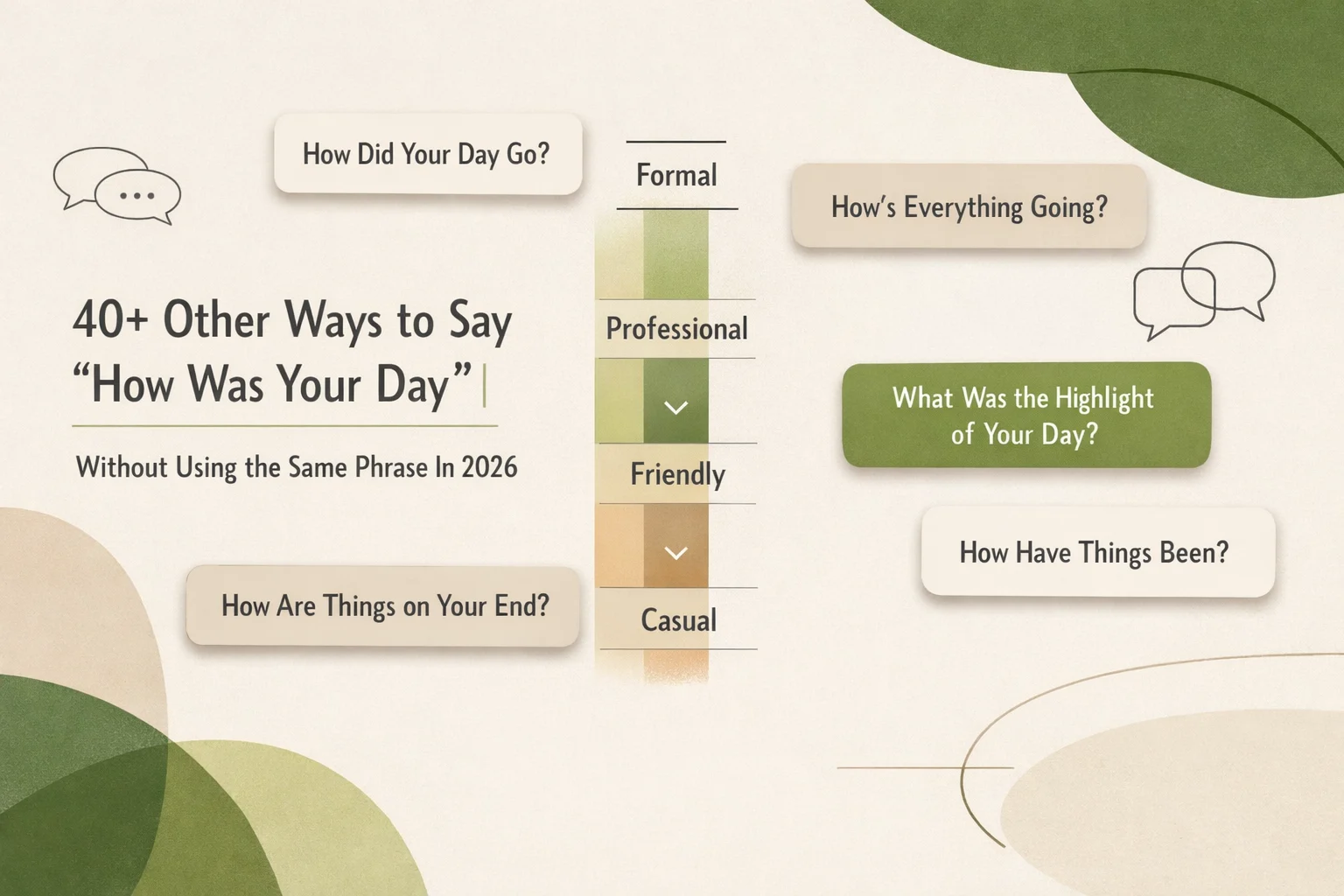 40+ Other Ways to Say How Was Your Day
