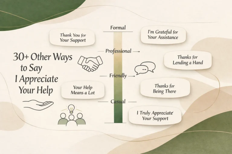 30+ Other Ways to Say I Appreciate Your Help