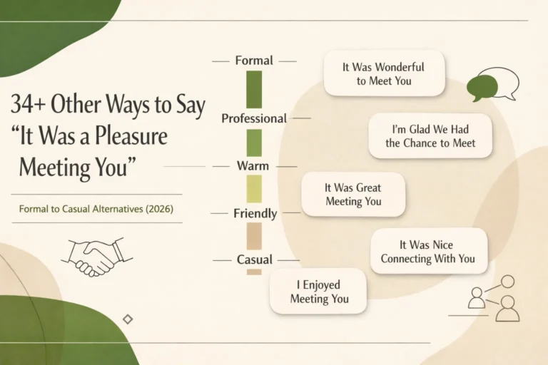 34+ Other Ways to Say "It Was a Pleasure Meeting You"