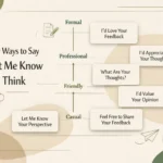 50+ Other Ways to Say Please Let Me Know What You Think