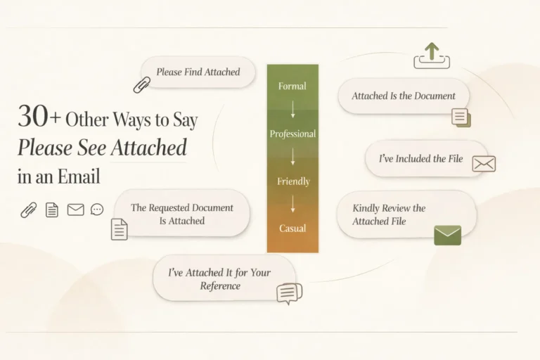 30+ Other Ways to Say Please See Attached in an Email