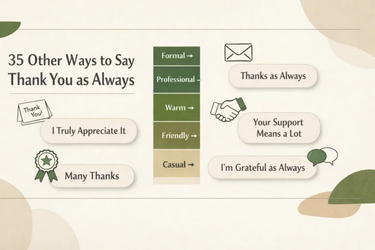 35 Other Ways to Say Thank You as Always