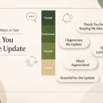 30+ Other Ways to Say Thank You for the Update
