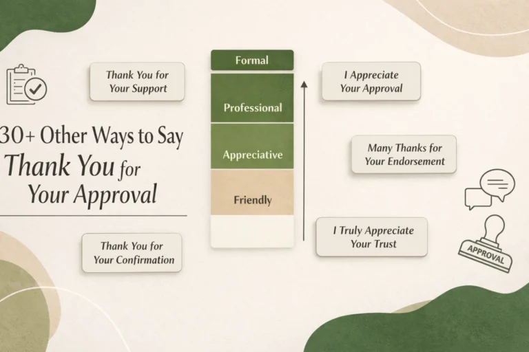 30+ Other Ways to Say Thank You for Your Approval