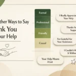 35+ Other Ways to Say Thank You for Your Help