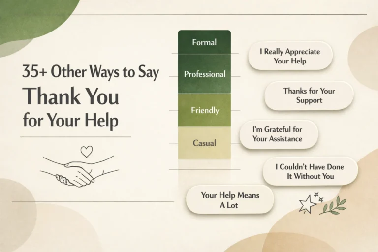 35+ Other Ways to Say Thank You for Your Help