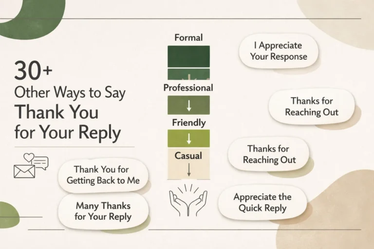 30+ Other Ways to Say Thank You for Your Reply