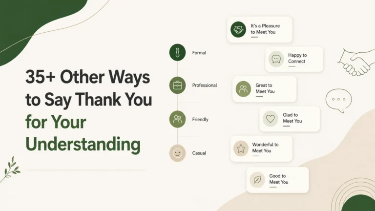 35+ Other Ways to Say Thank You for Your Understanding