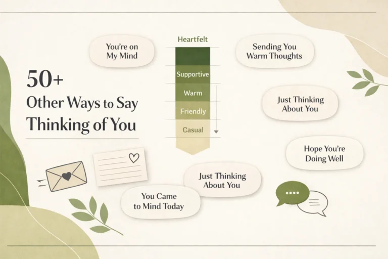 50+ Other Ways to Say Thinking of You