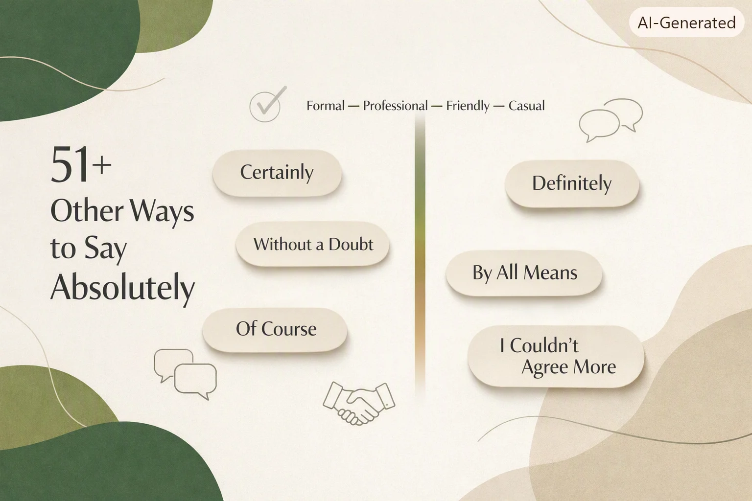 51+ Other Ways to Say Absolutely