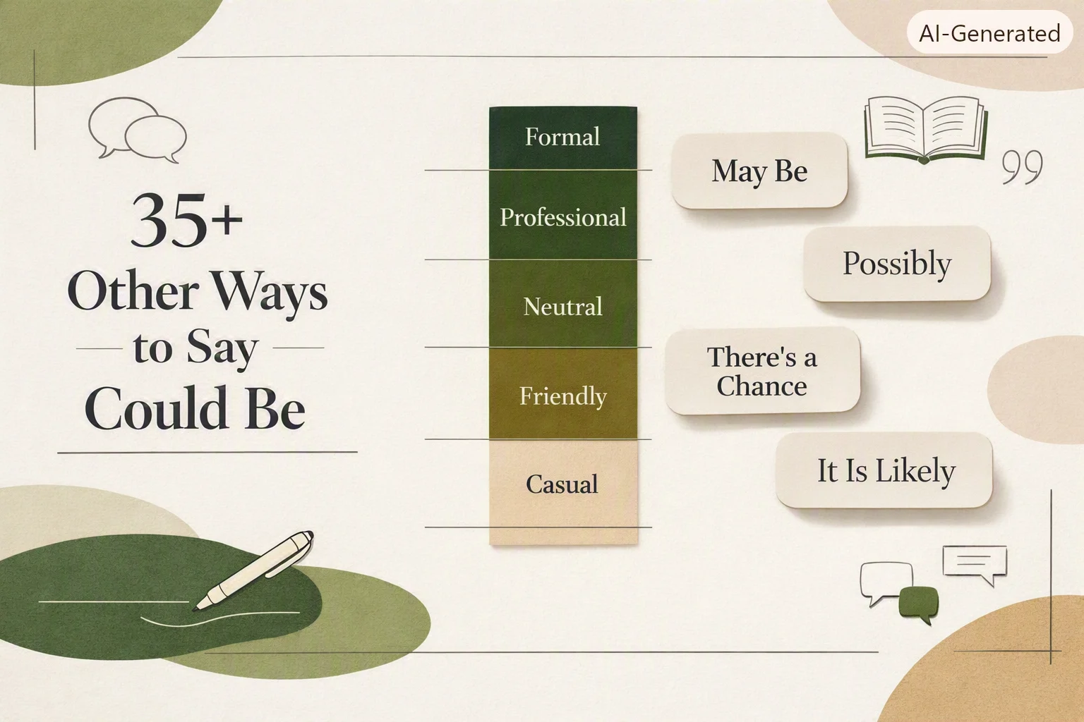 35+ Other Ways to Say Could Be