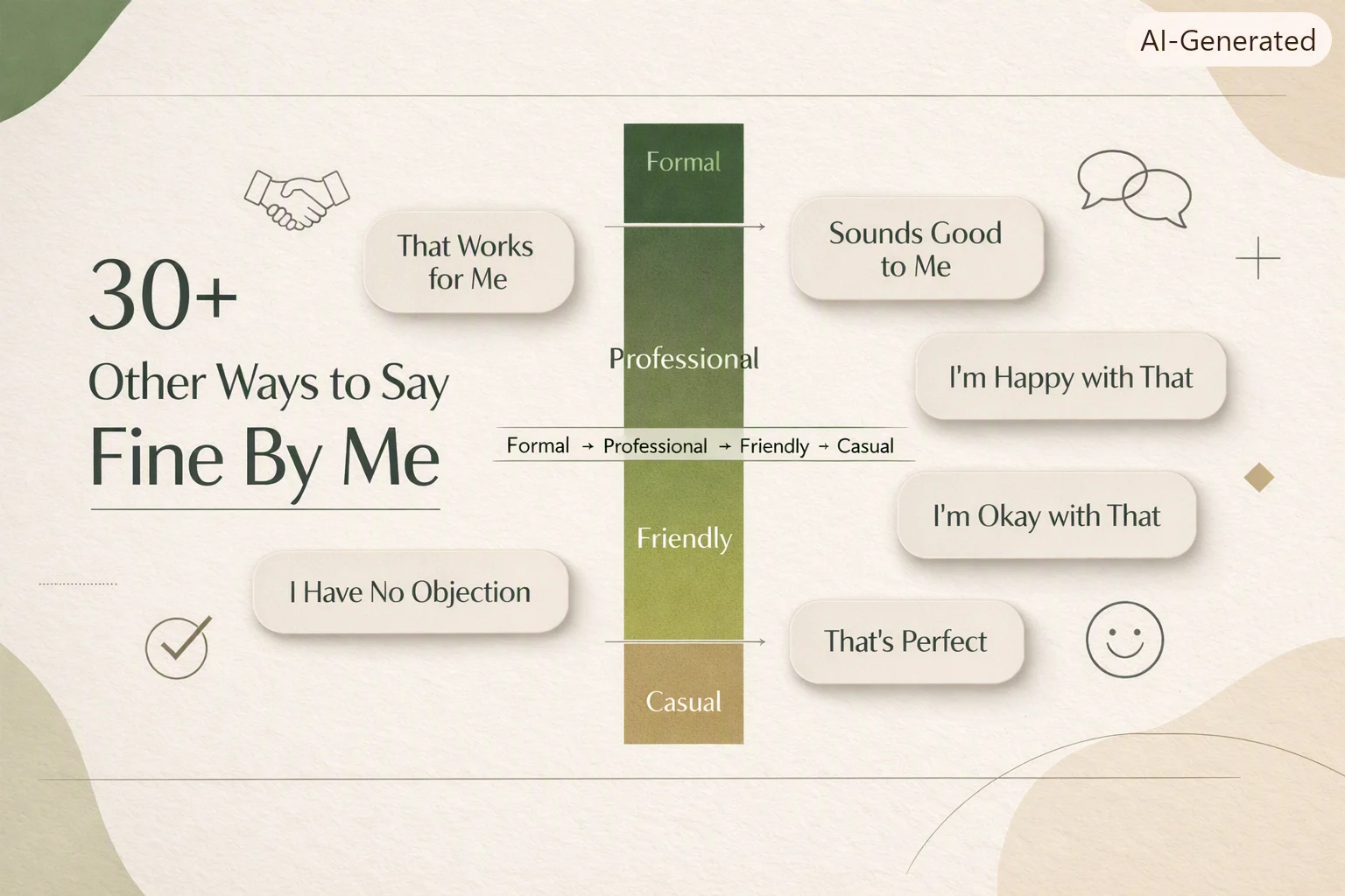 30+ Other Ways to Say Fine By Me