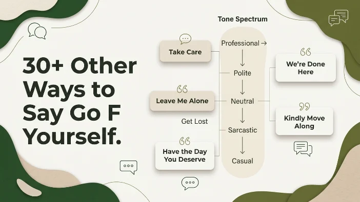30+ Other Ways to Say Go F Yourself