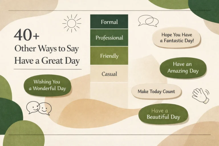 40+ Other Ways to Say Have a Great Day