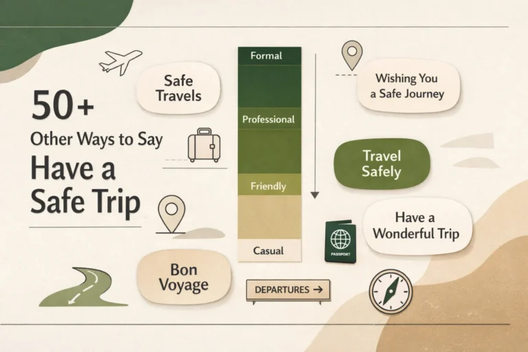 50+ Other Ways to Say Have a Safe Trip