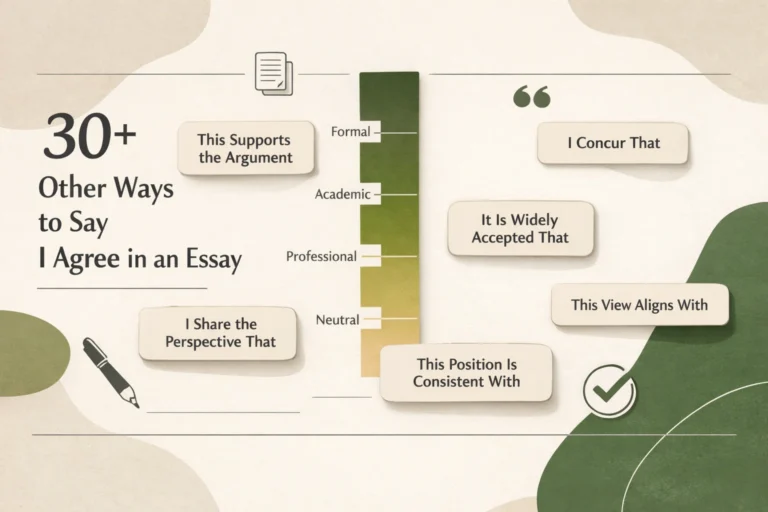 30+ Other Ways to Say I Agree in an Essay