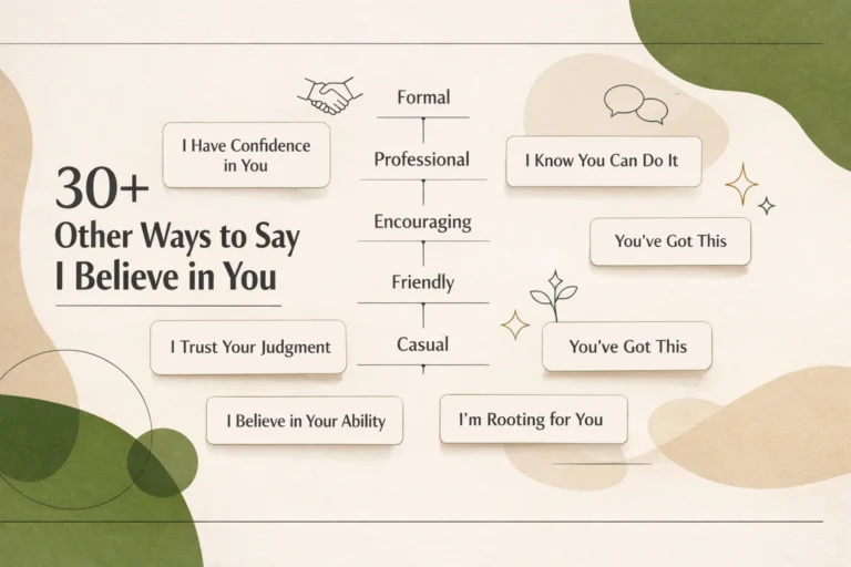 30+ Other Ways to Say I Believe in You