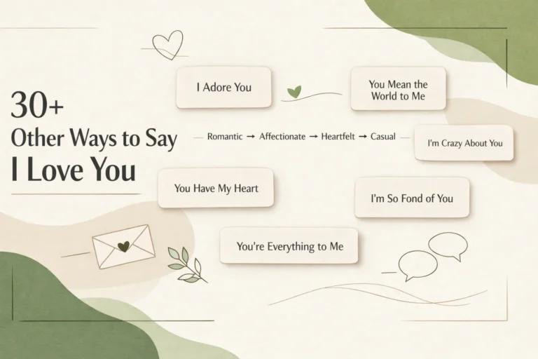 30+ Other Ways to Say I Love You