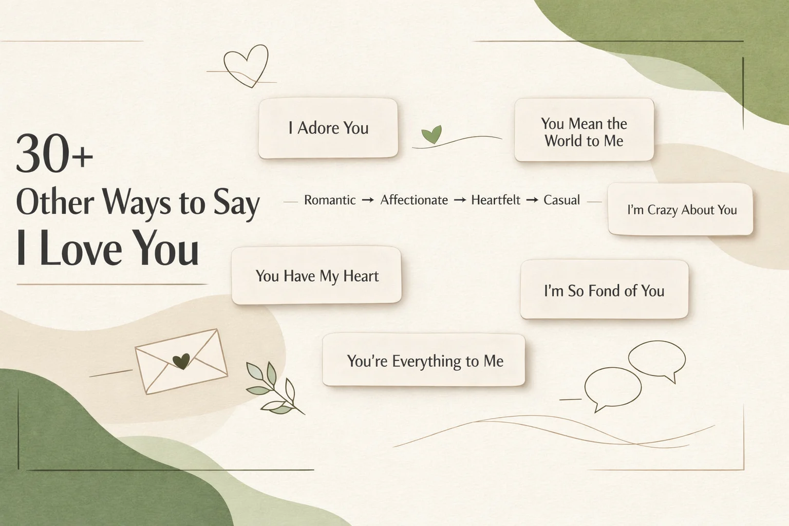 30+ Other Ways to Say I Love You