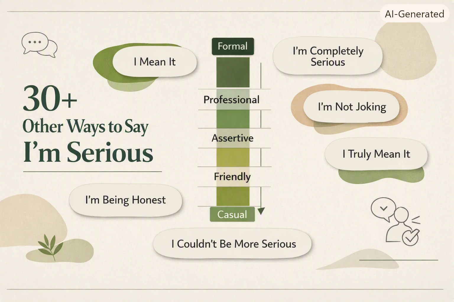 30+ Other Ways to Say I'm Serious