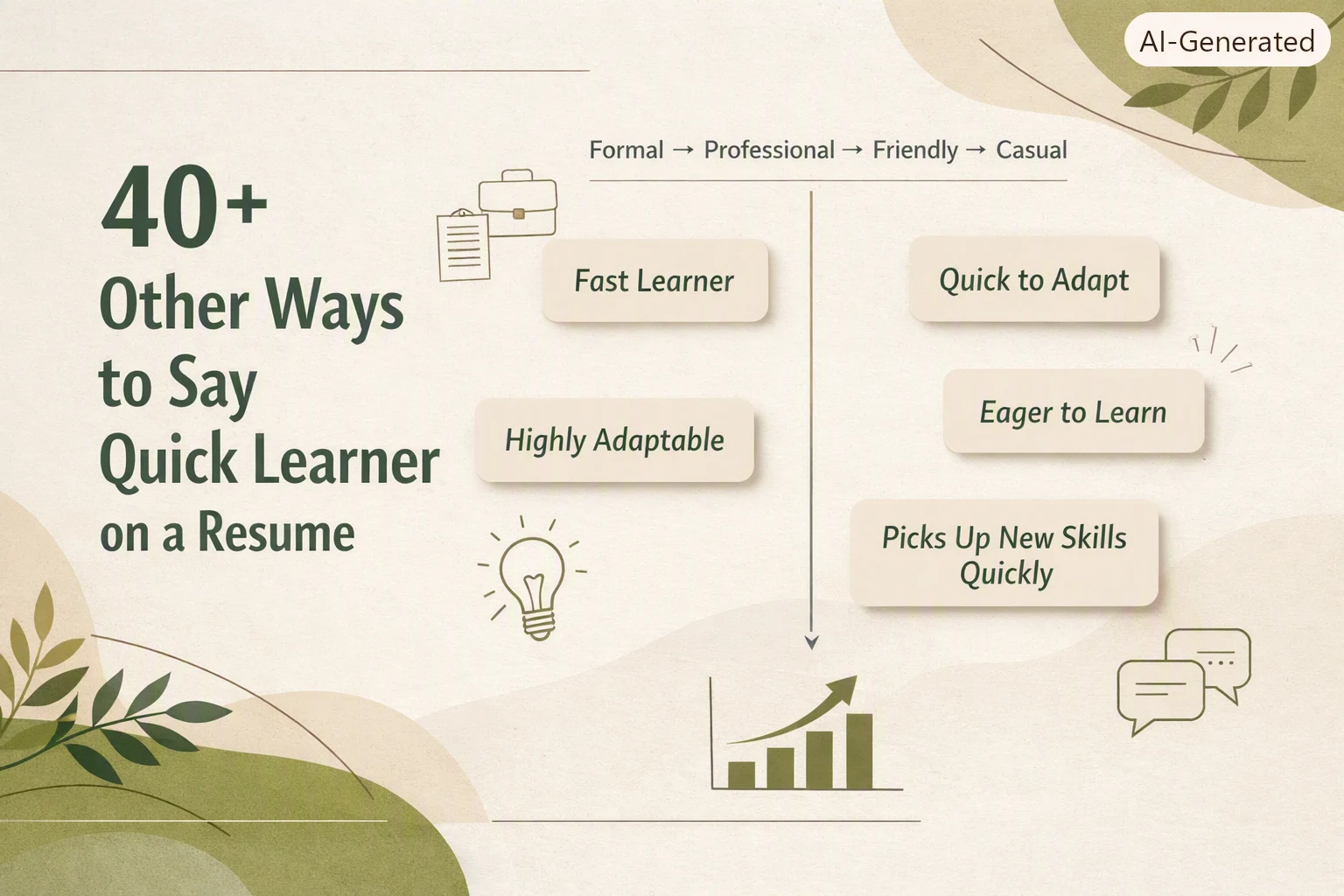 40+ Other Ways to Say Quick Learner on a Resume