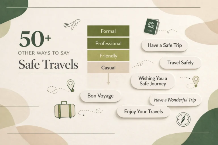 50+ Other Ways to Say Safe Travels