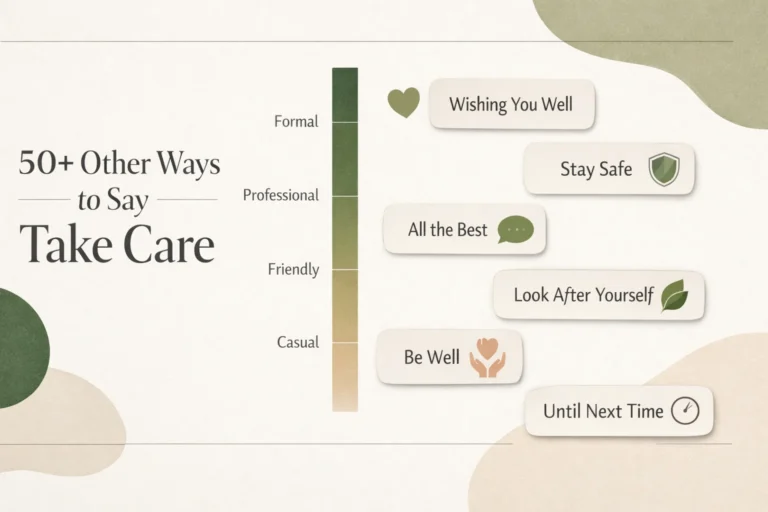 50+ Other Ways to Say Take Care