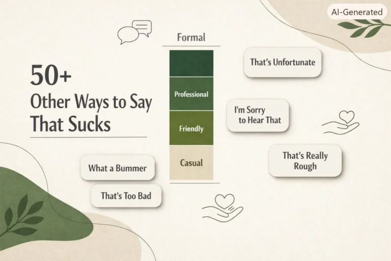 50+ Other Ways to Say That Sucks