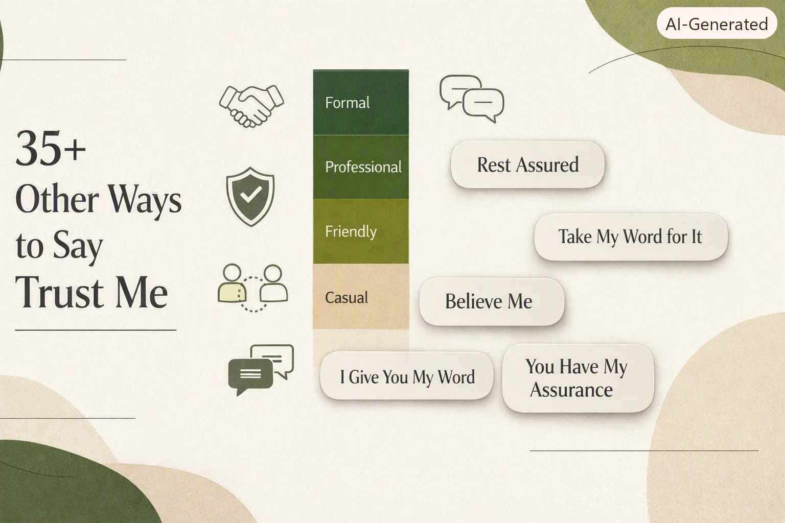 35+ Other Ways to Say Trust Me