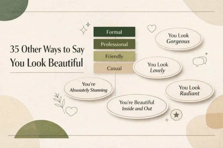 35 Other Ways to Say You Look Beautiful