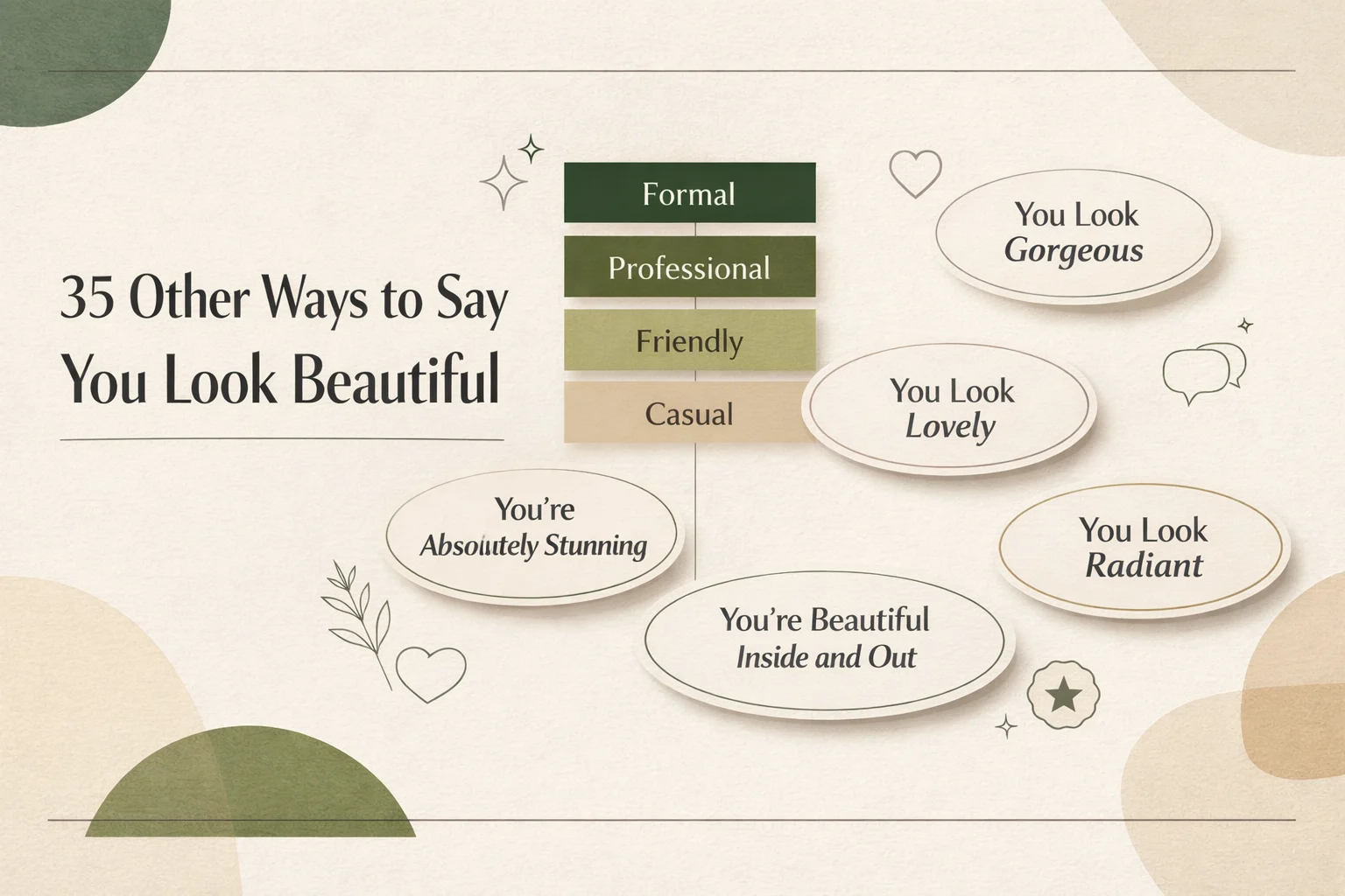 35 Other Ways to Say You Look Beautiful