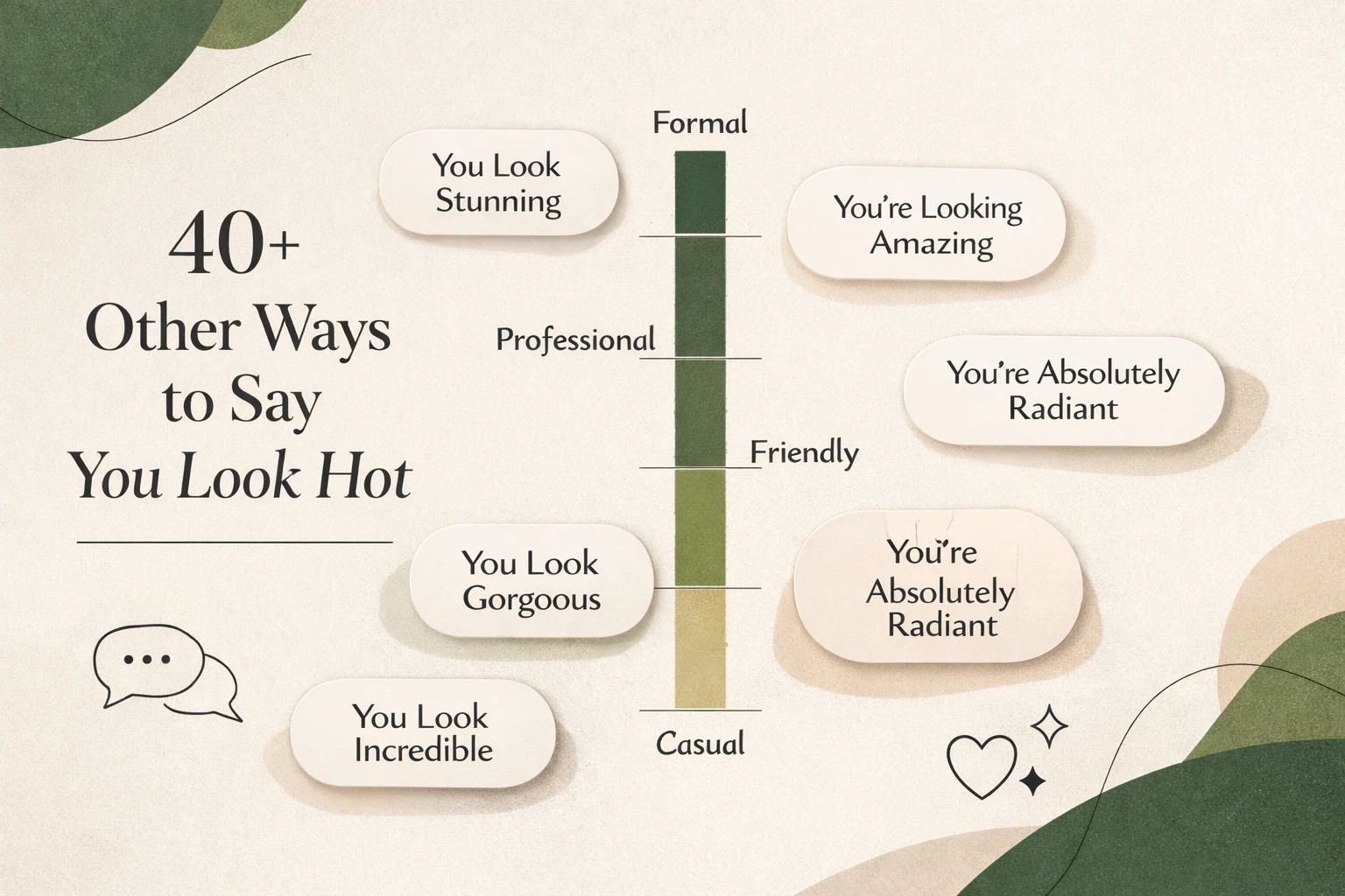 40+ Other Ways to Say You Look Hot