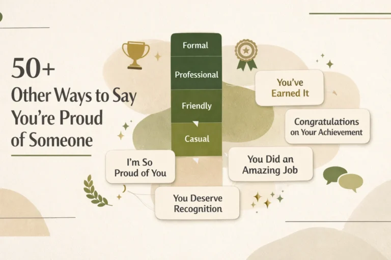 50+ Other Ways to Say You're Proud of Someone