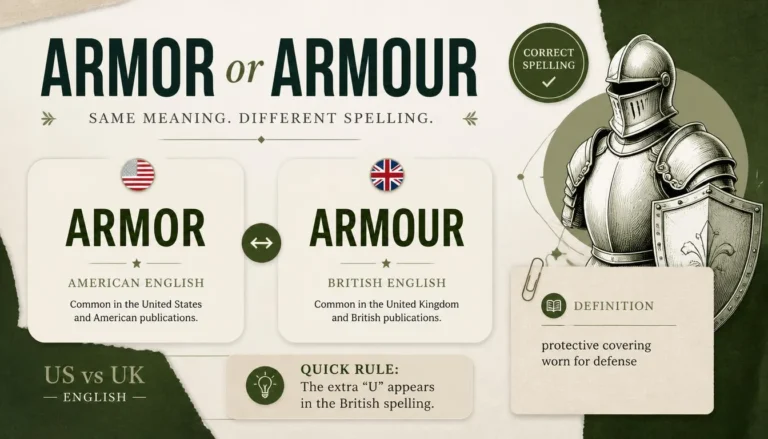 Armor or Armour