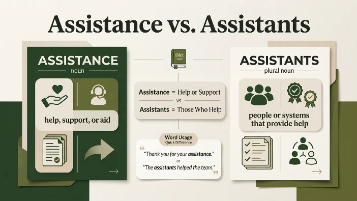 Assistance vs. Assistants