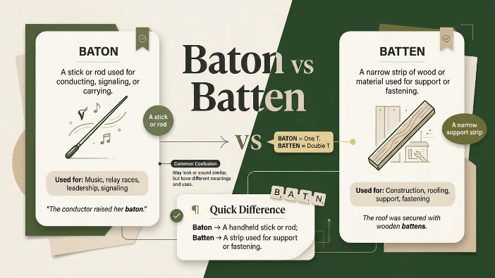 Baton vs Batten