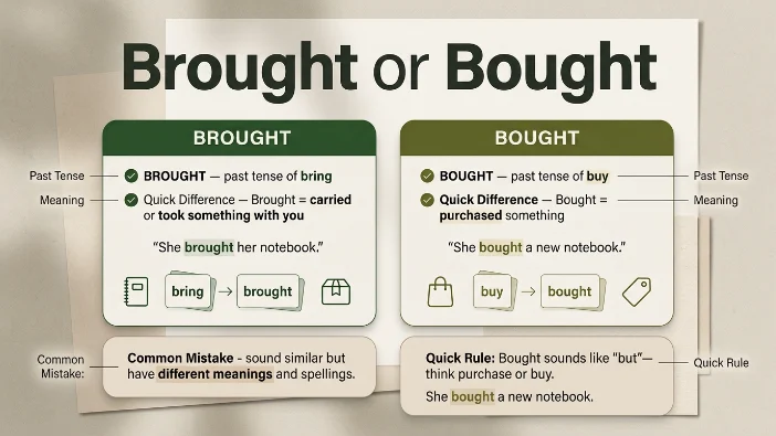 Brought or Bought