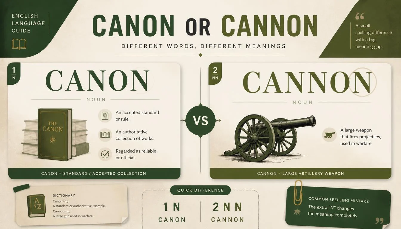 Canon or Cannon