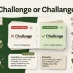 Challenge or Challange
