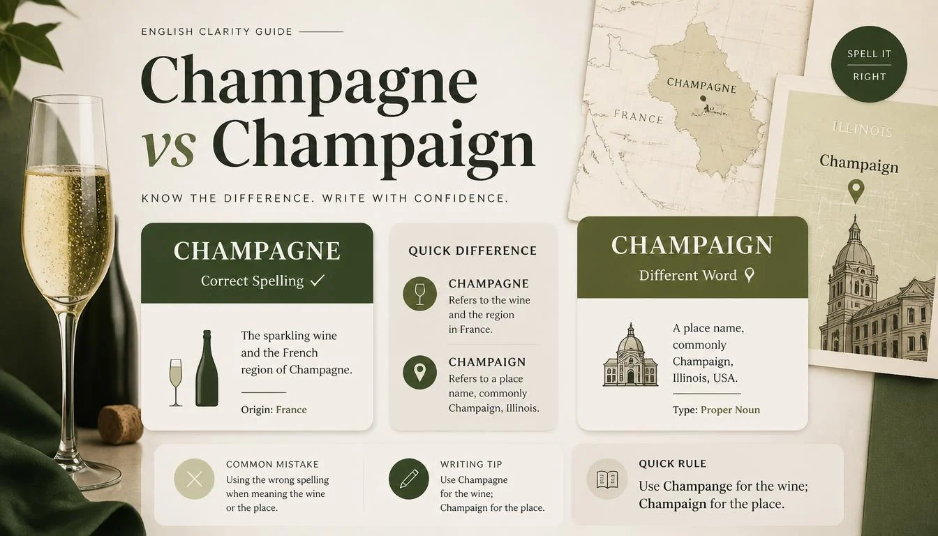 Champagne vs Champaign