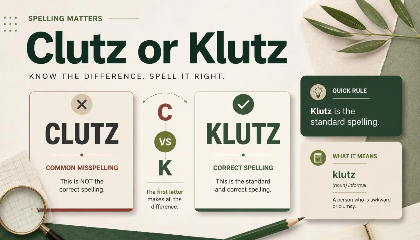 Clutz or Klutz