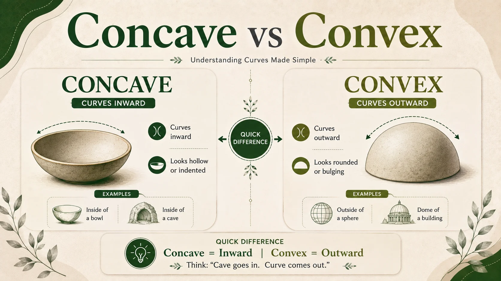 Concave vs Convex