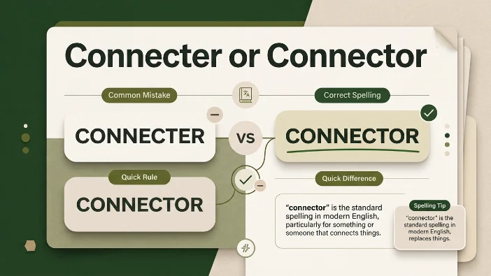 Connecter or Connector