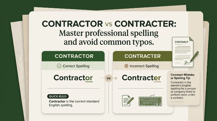 Contractor vs Contracter